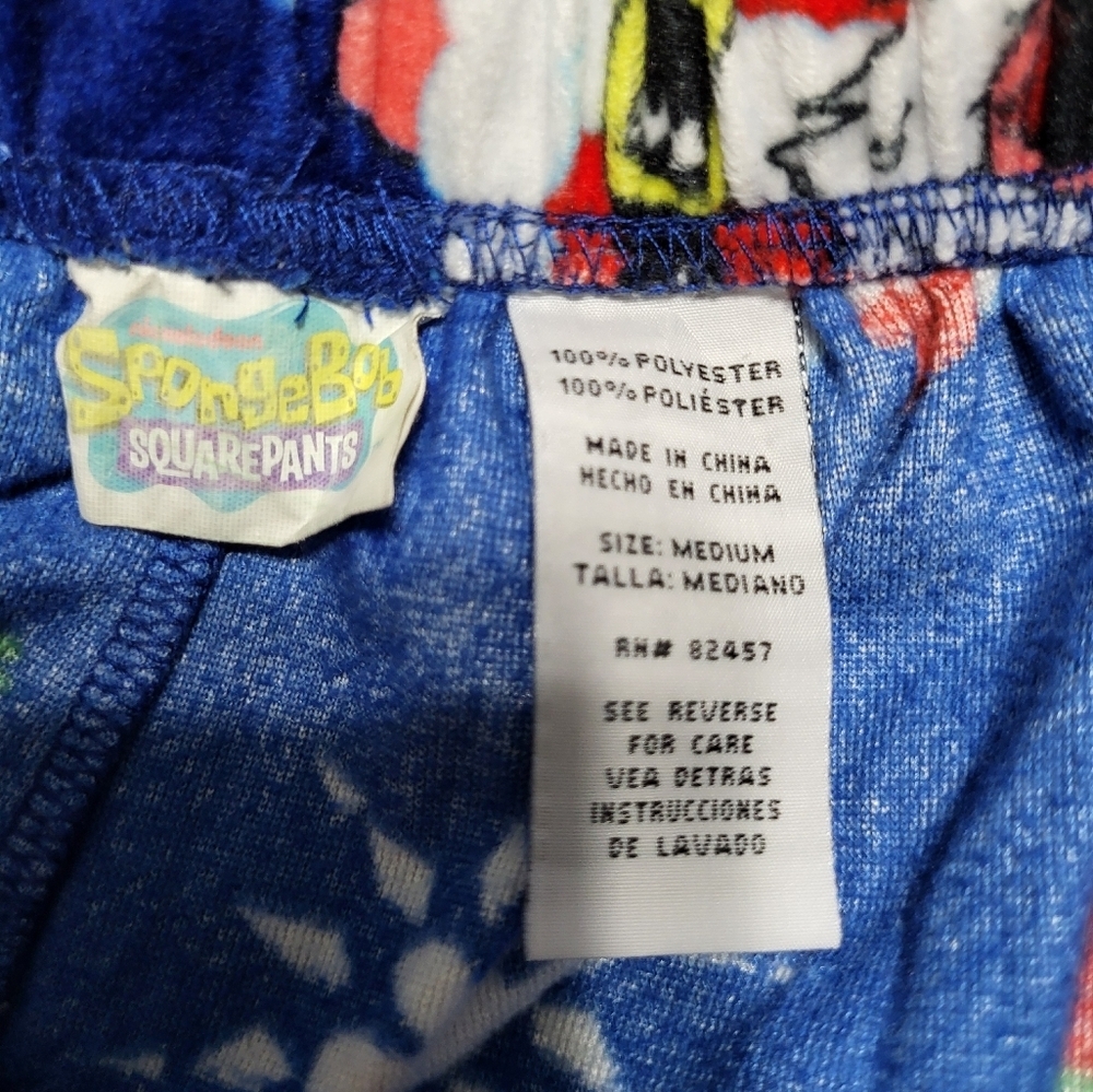 Sponge Bob x-mas pajamas size medium - Picture 4 of 5
